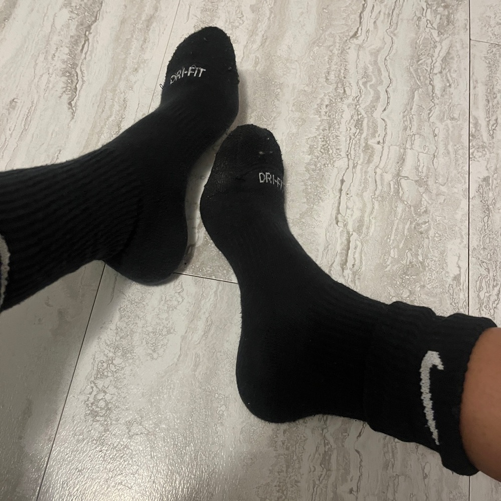 Nike Black Dri-FIT Athletic Socks